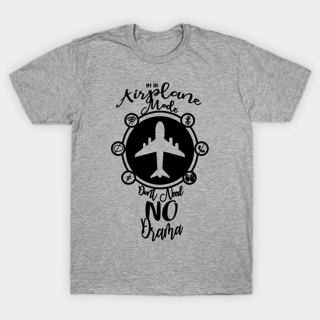 Airplane Mode T-Shirt by DstreetStyle